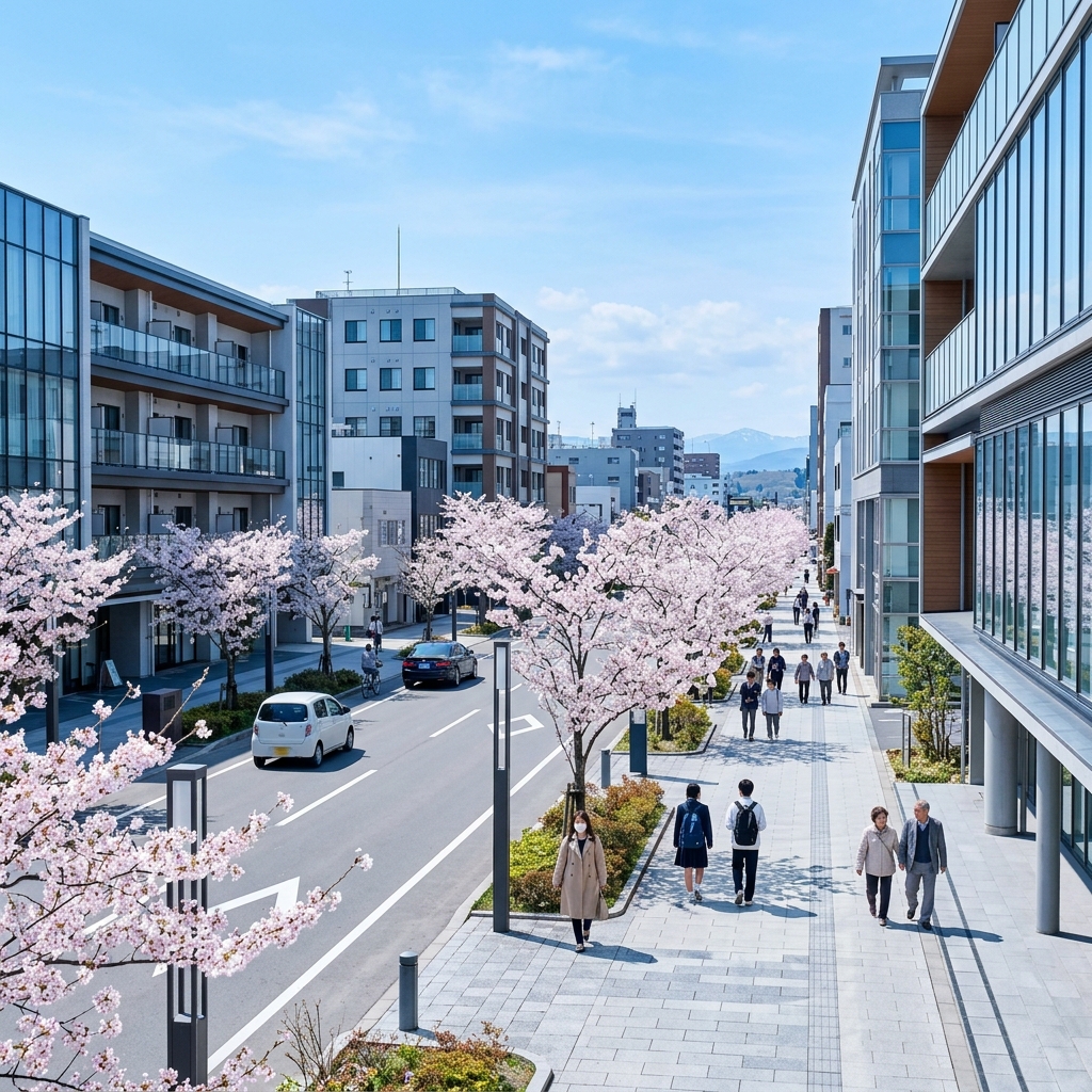 青森県の街並み