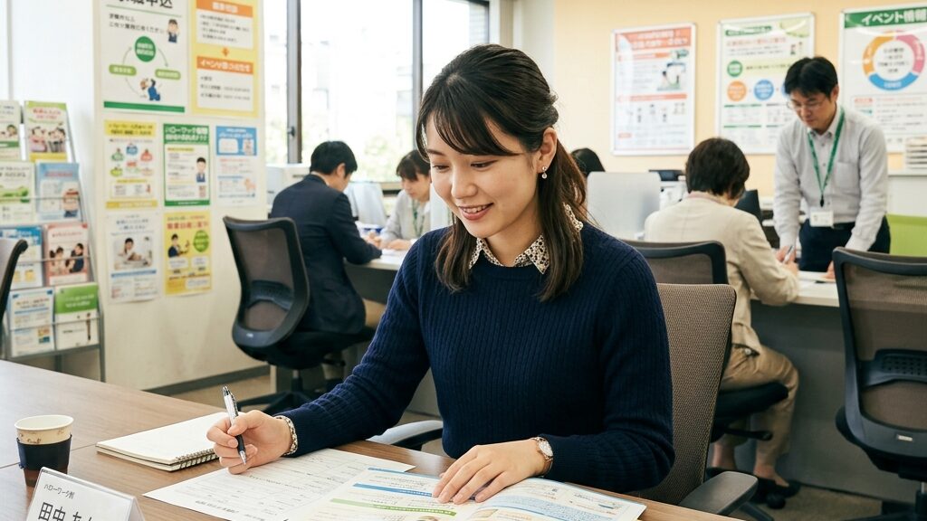 ハローワークでの相談イメージ