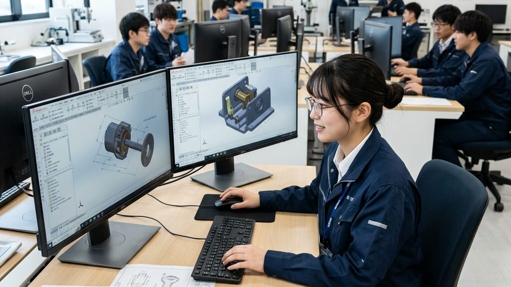 CADデザイン訓練のイメージ