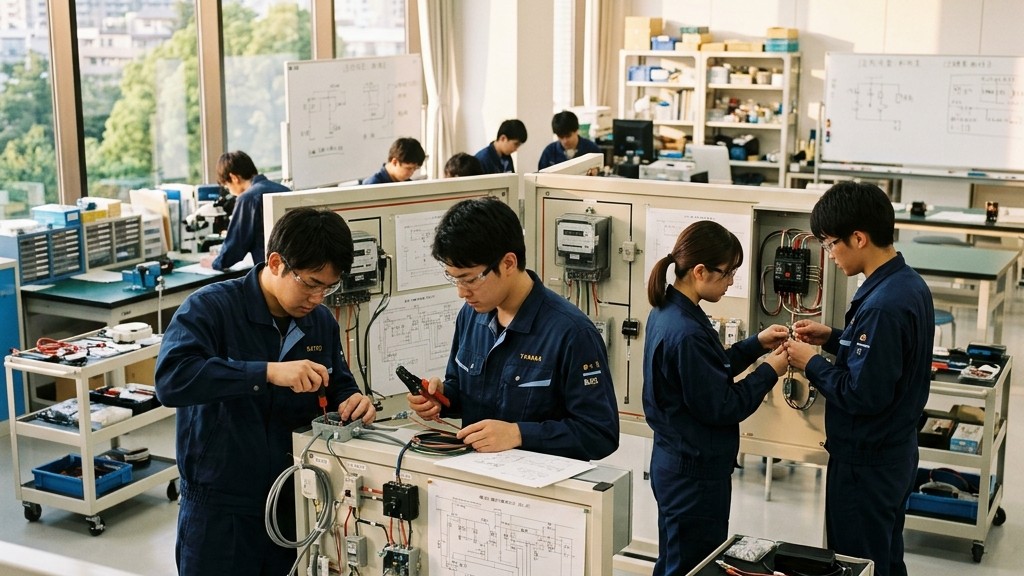 宮崎県の電気設備訓練