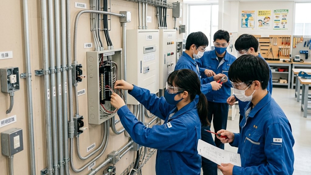 長崎県の電気設備訓練